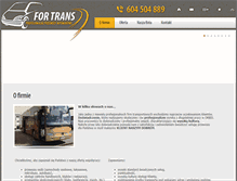 Tablet Screenshot of fortrans-bus.pl